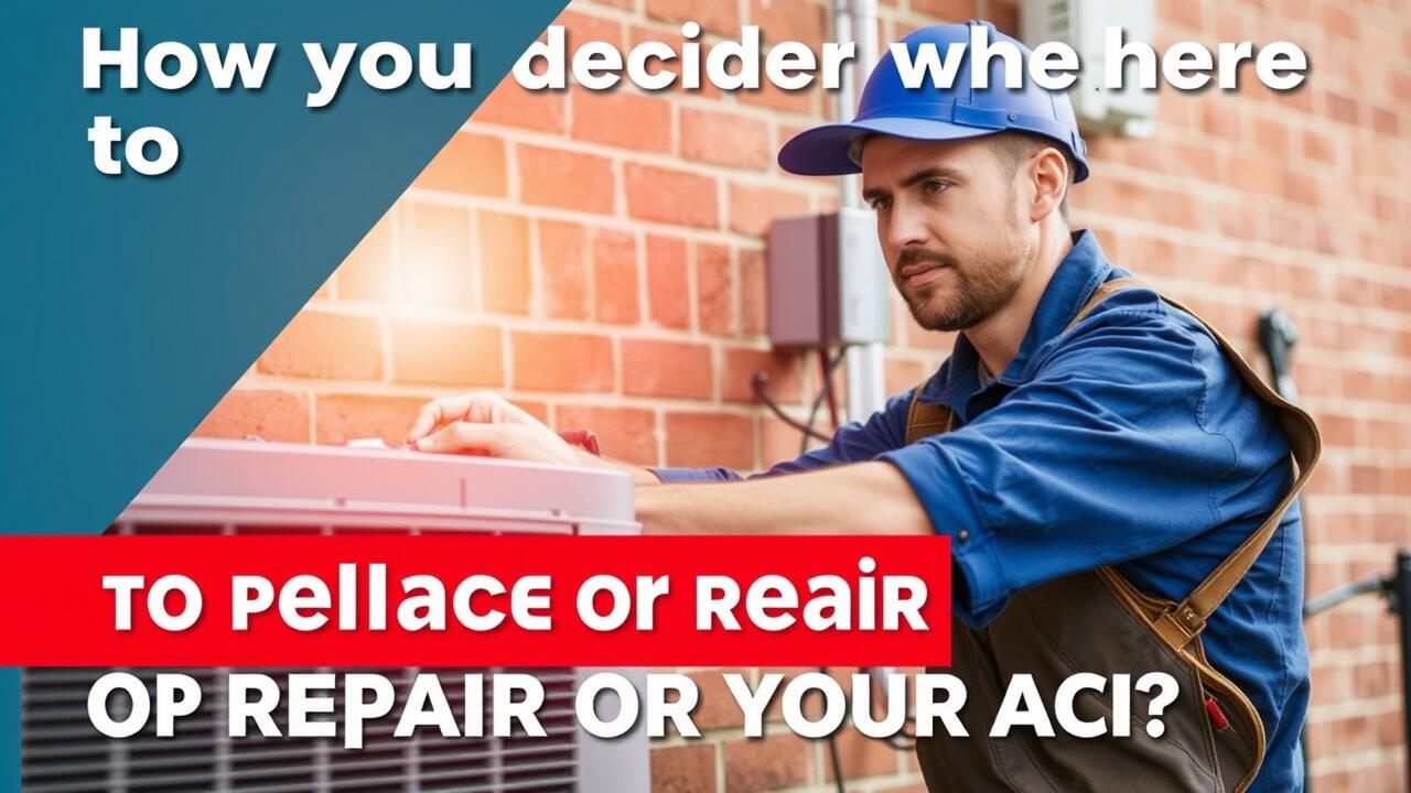 How do you decide whether to replace or repair your AC?