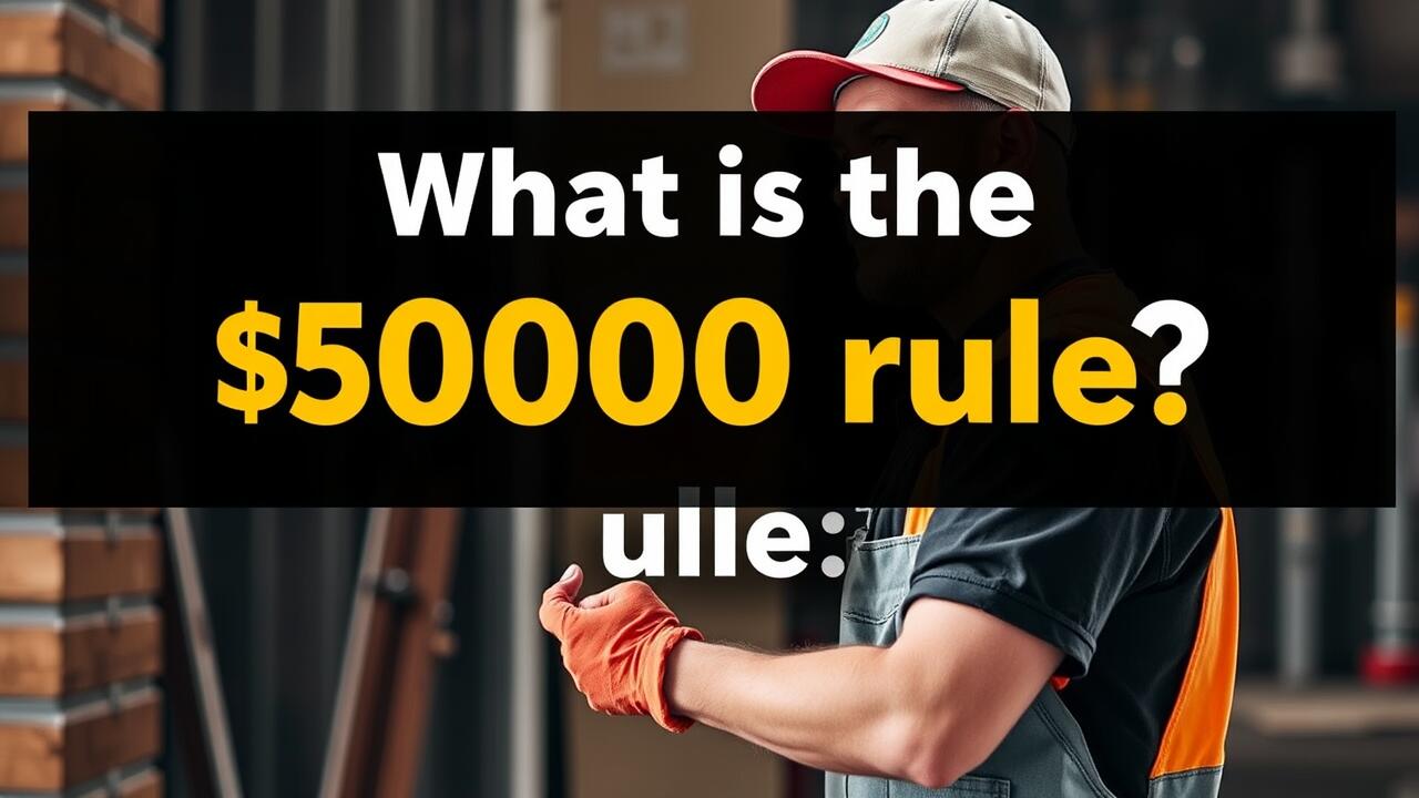 What is the $5000 rule?
